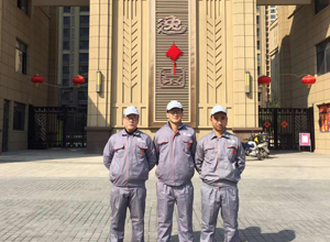 中國(guó)鐵建逸園小區(qū)荃芬除甲醛施工案例