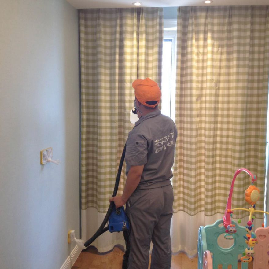 金地西灃公元小區(qū)荃芬除甲醛施工案例
