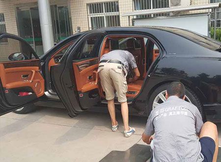 賓利車內(nèi)空氣治理除甲醛案例